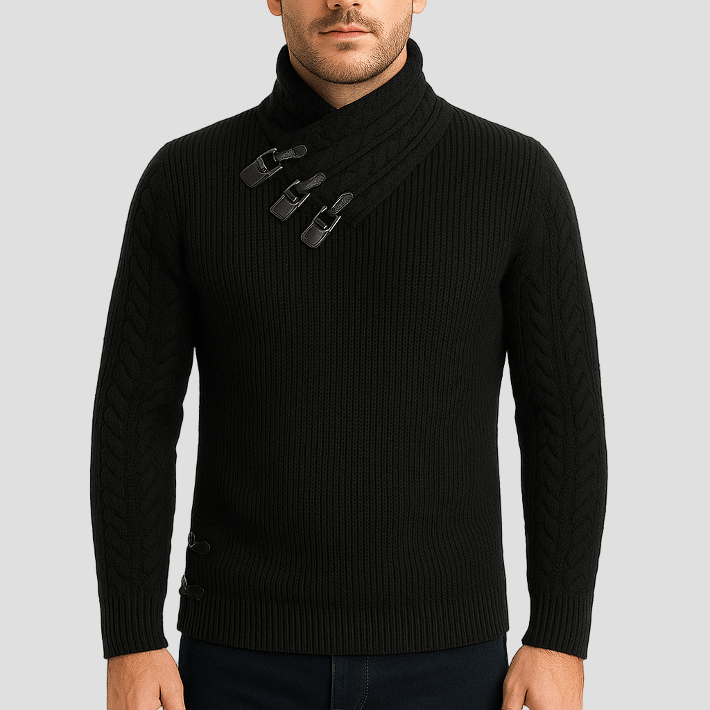 Tristan | Cozy Wool Blend Pullover Sweater - Rob Stevenson