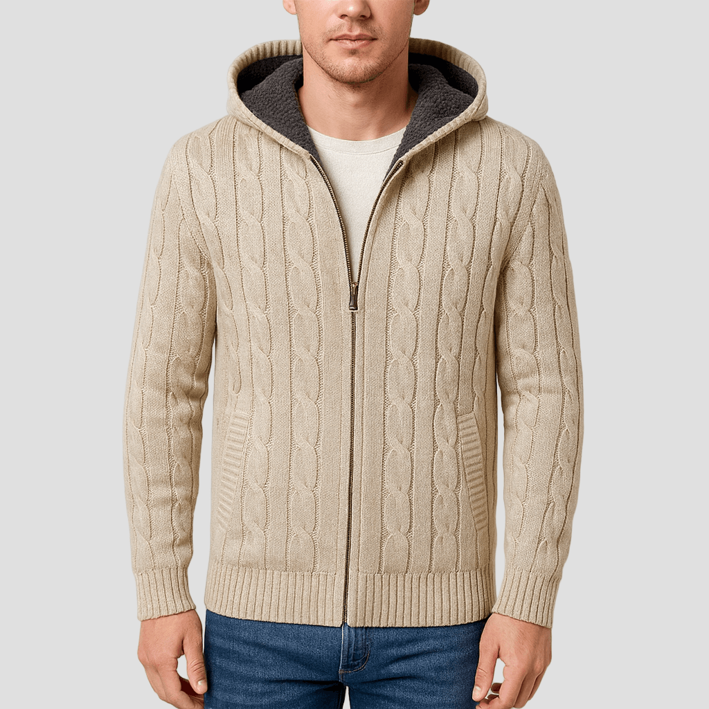 Gavin | Cozy Wool Hooded Sweater - Rob Stevenson