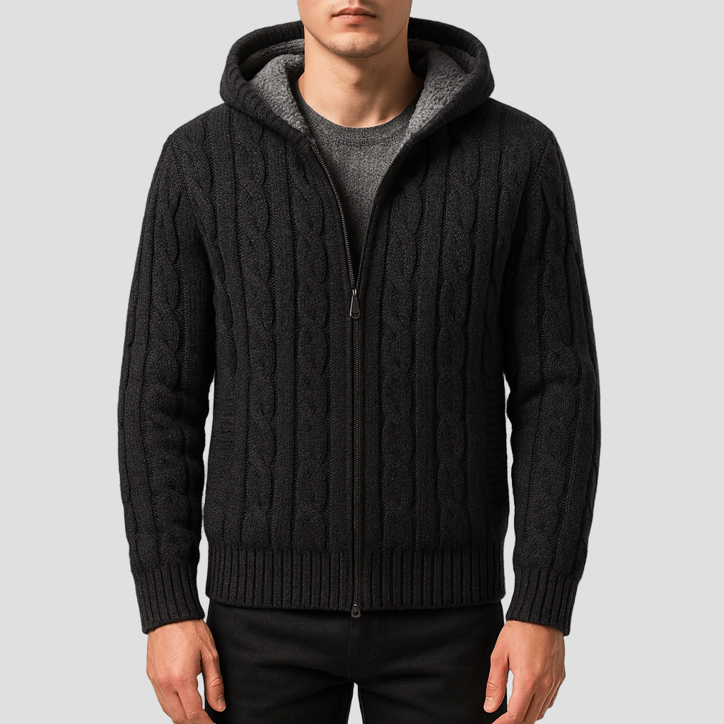 Gavin | Cozy Wool Hooded Sweater - Rob Stevenson