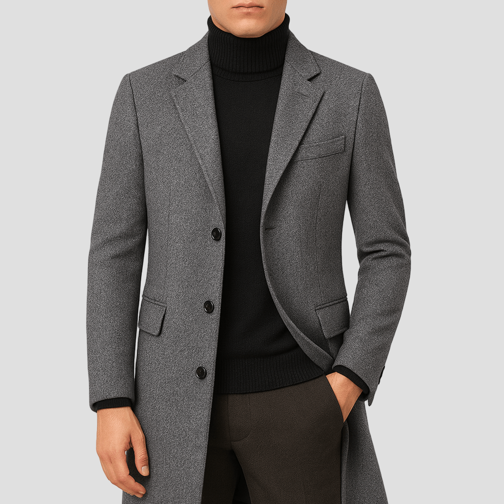 Sebastian | Men's Wool Coat
