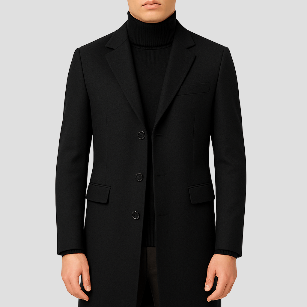 Sebastian | Men's Wool Coat - Rob Stevenson