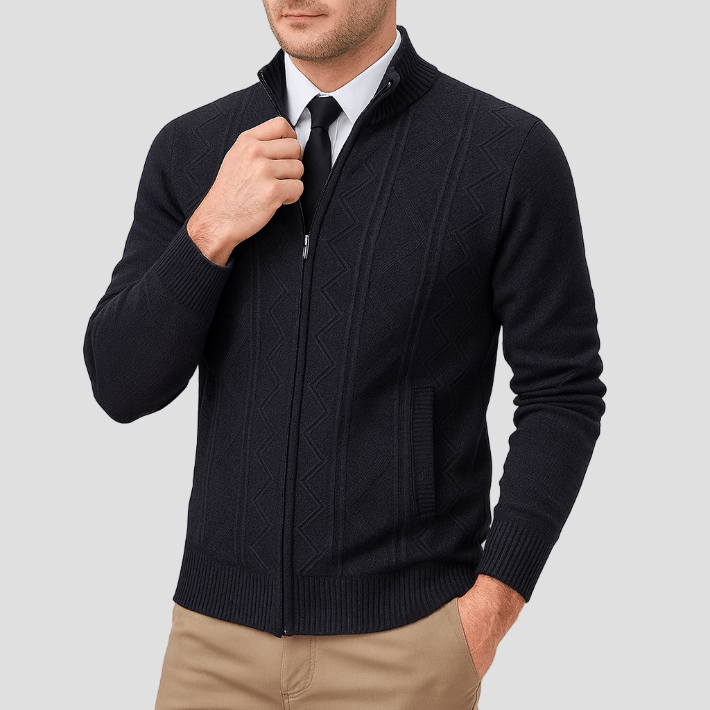 Declan | Zip - Up Cardigan Sweater - Rob Stevenson