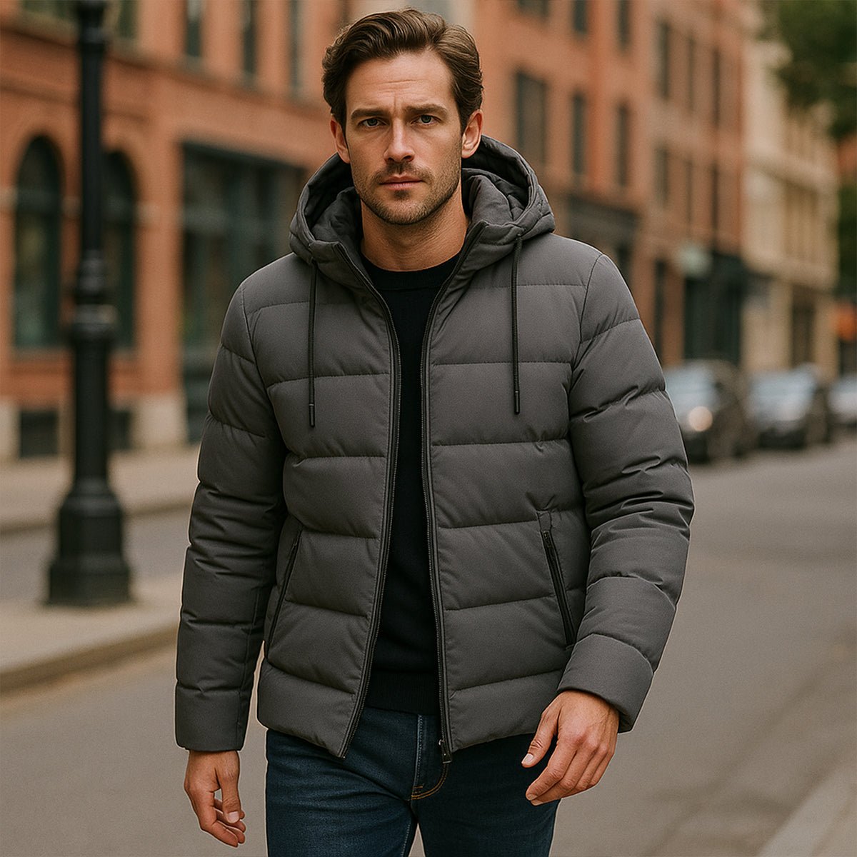 Edington | Waterproof Hooded Puffer Winter Jacket - Rob Stevenson