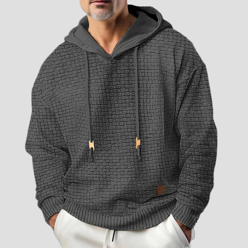 Fraser | Casual Solid Color Long Sleeve Hoodie