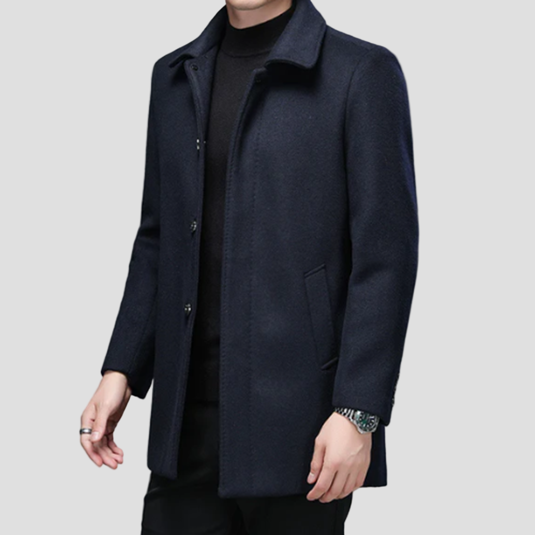 Connor | Tailored Mid-Length Single Coat