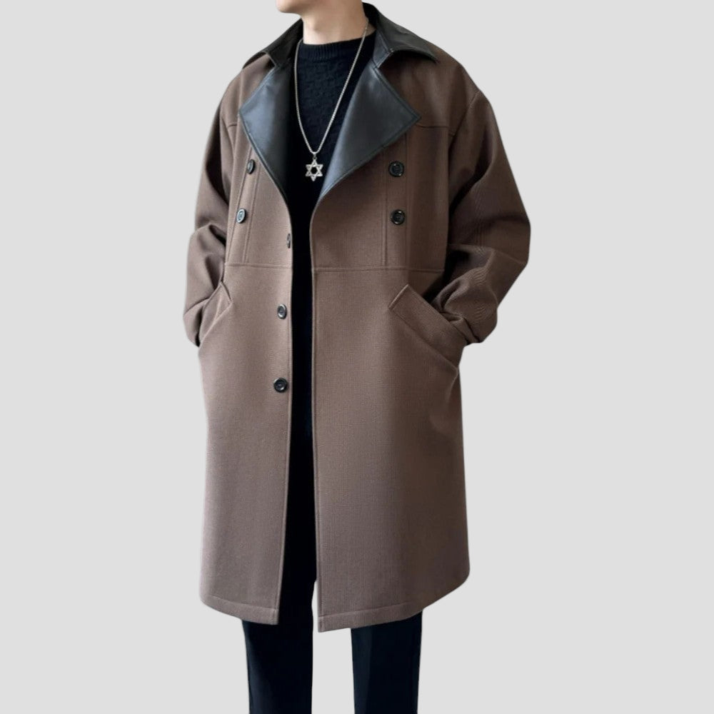 Jack | Contrast Collar Coat