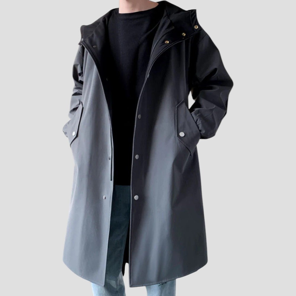 Logan | Two Tone Long Coat - Rob Stevenson