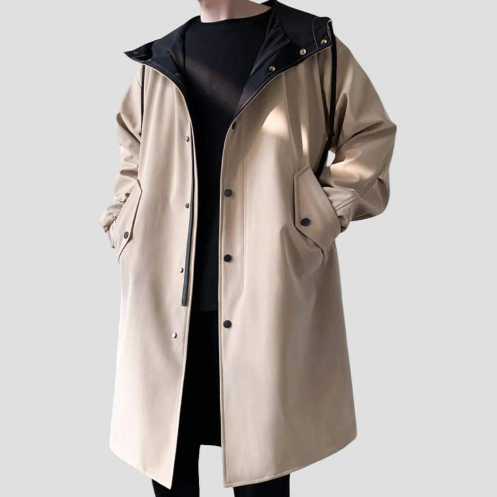 Logan | Two Tone Long Coat - Rob Stevenson