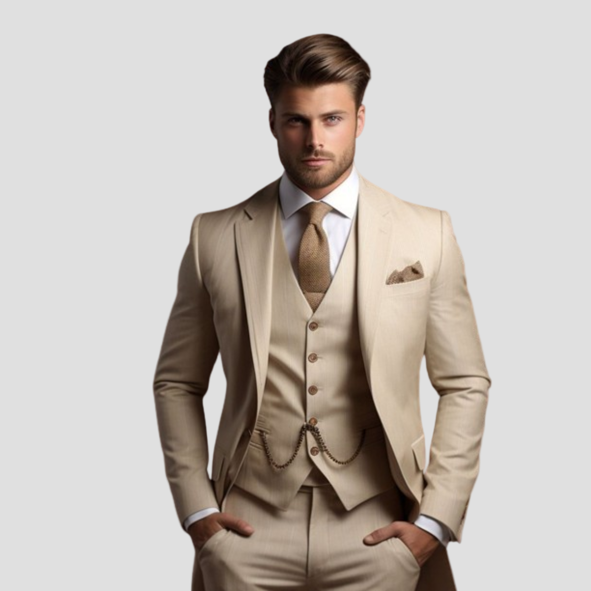 Logan | 3-Piece Wedding Tuxedo Suit