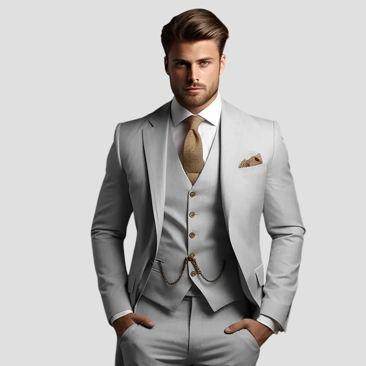 Logan | 3-Piece Wedding Tuxedo Suit