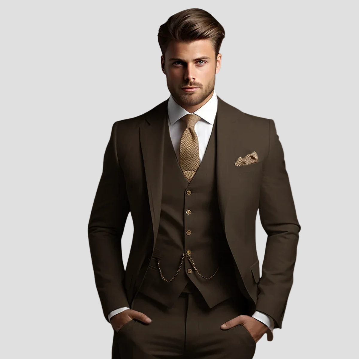 Logan | 3-Piece Wedding Tuxedo Suit
