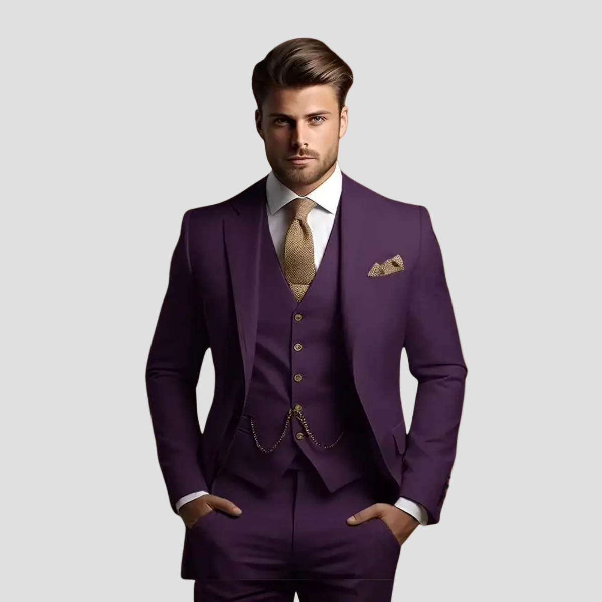 Logan | 3-Piece Wedding Tuxedo Suit