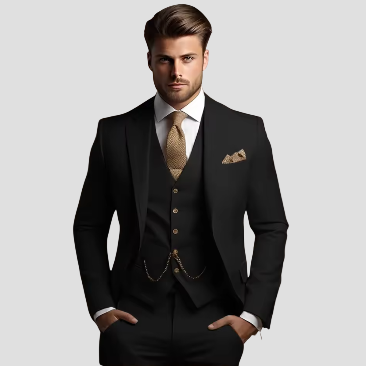 Logan | 3-Piece Wedding Tuxedo Suit