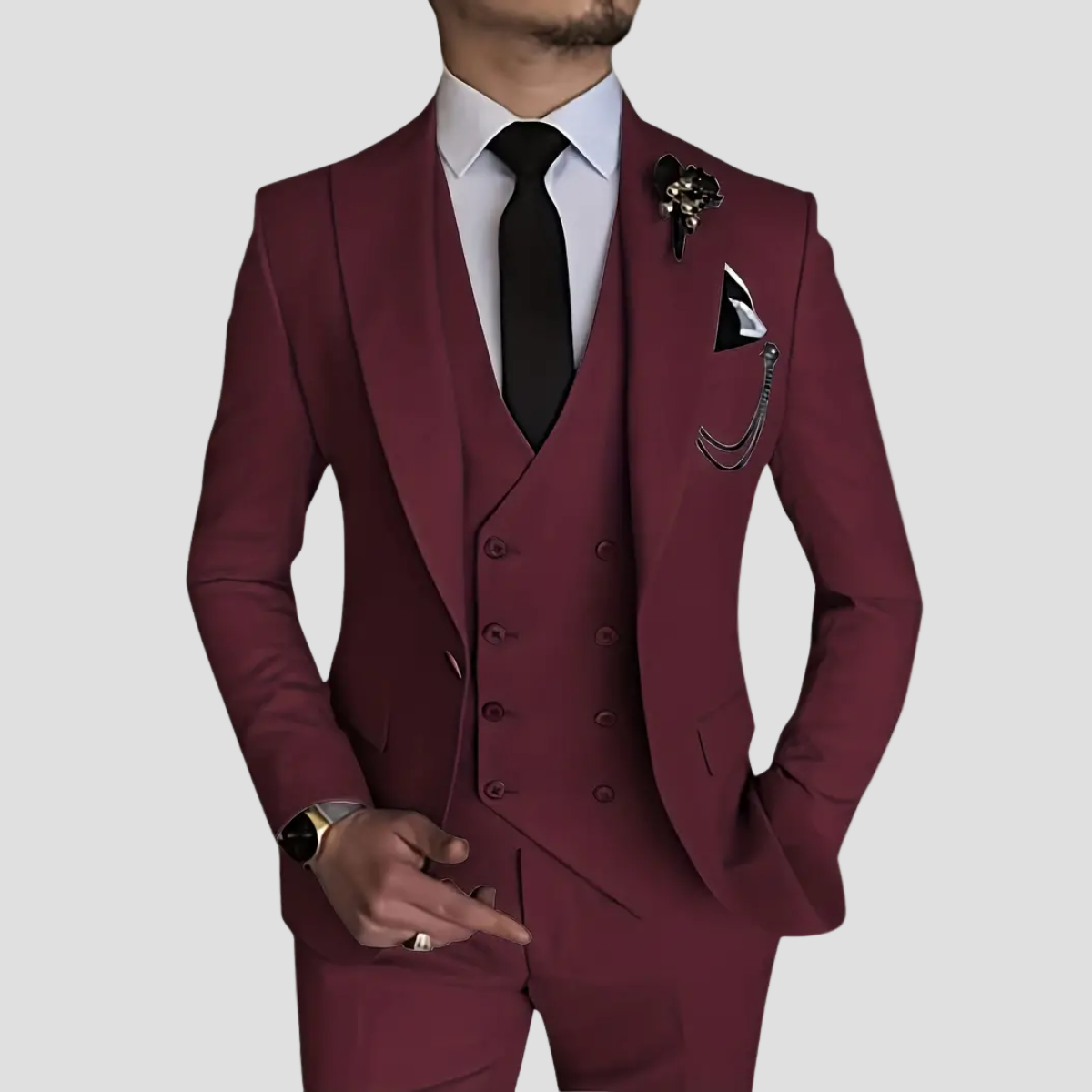 Owen | Business Formal 3-Piece Suit