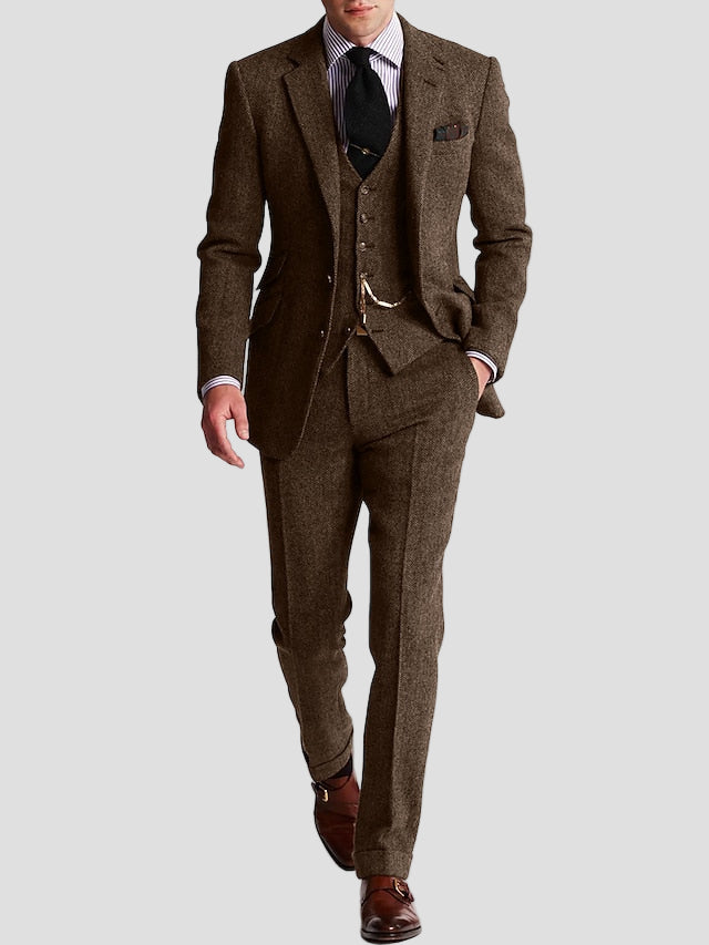 Mason | Classic Tweed Tuxedo Suit