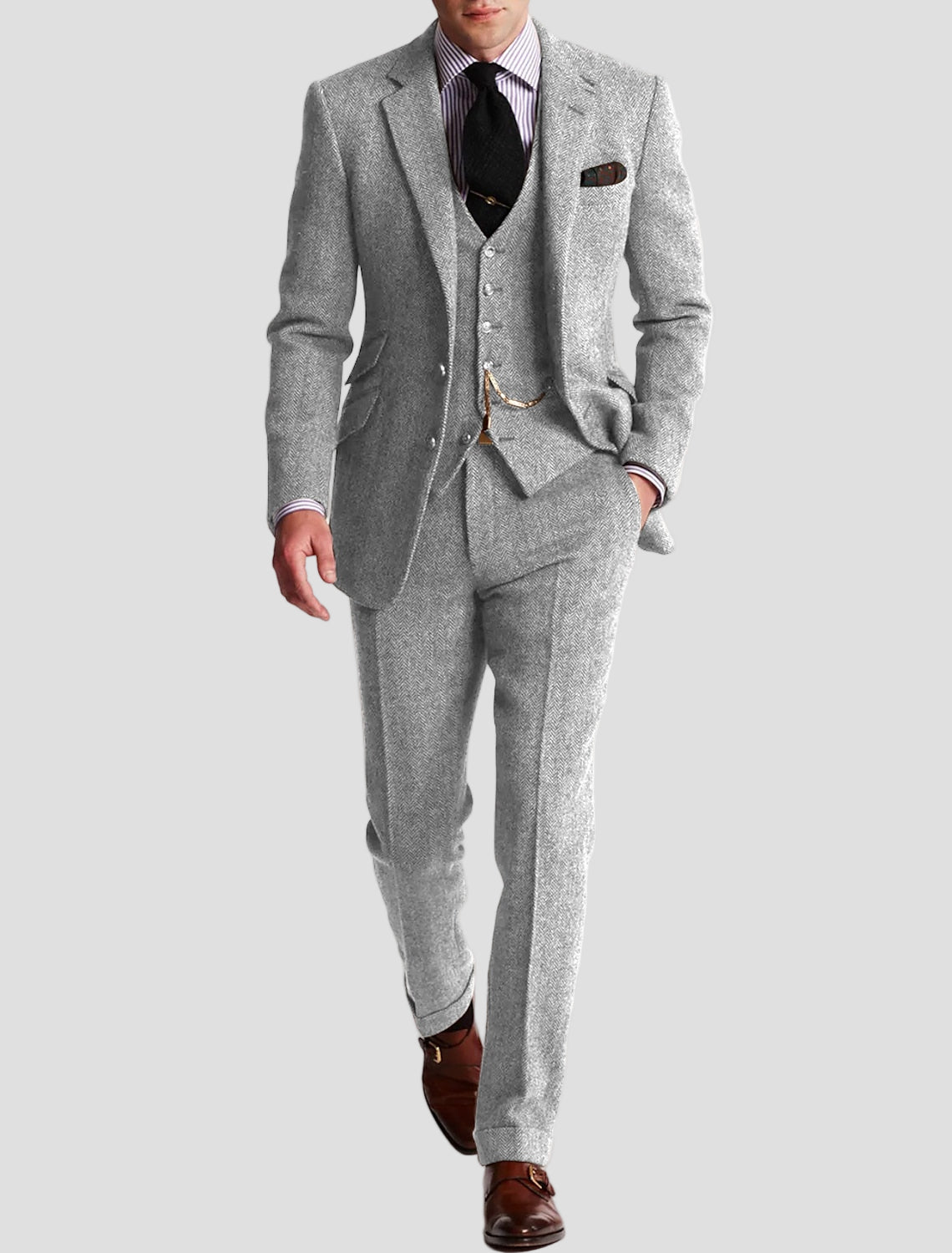 Mason | Classic Tweed Tuxedo Suit