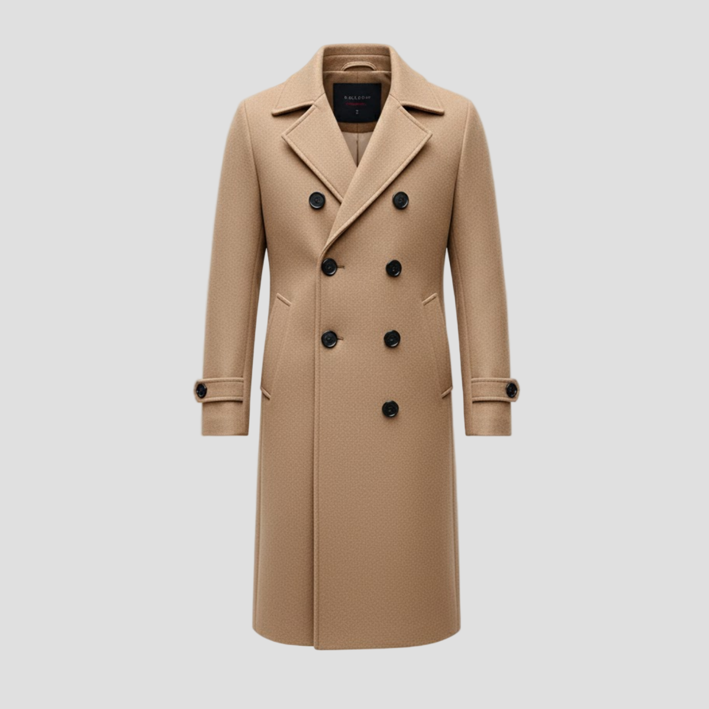 Ethan | Double-Breasted Long Coat