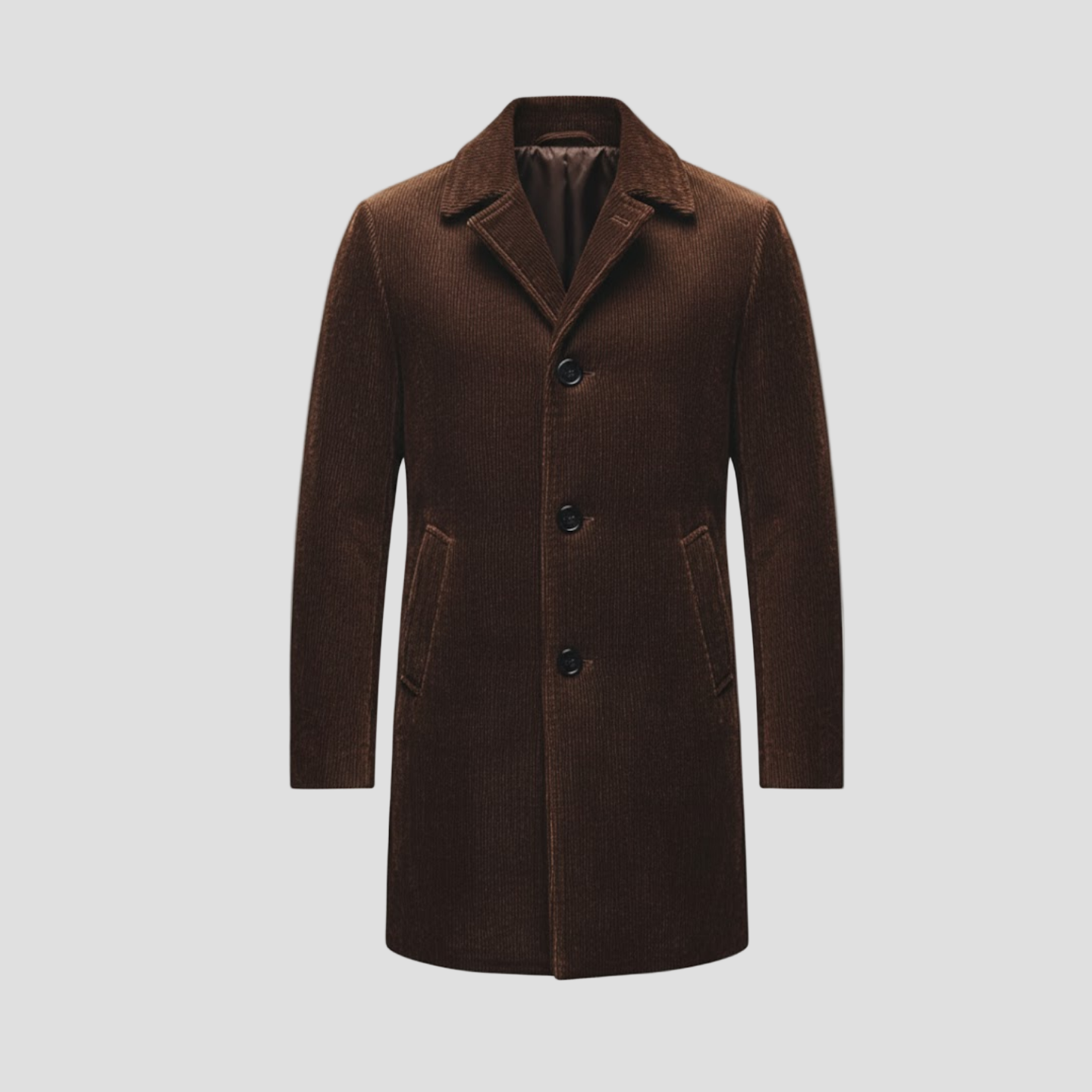 Hunter | Corduroy Mid-Length Coat