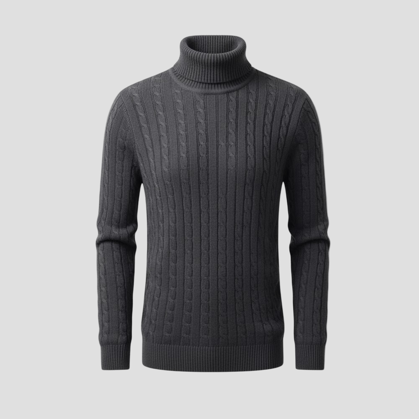 Thomas | Casual Knitted Turtleneck Sweater - Rob Stevenson
