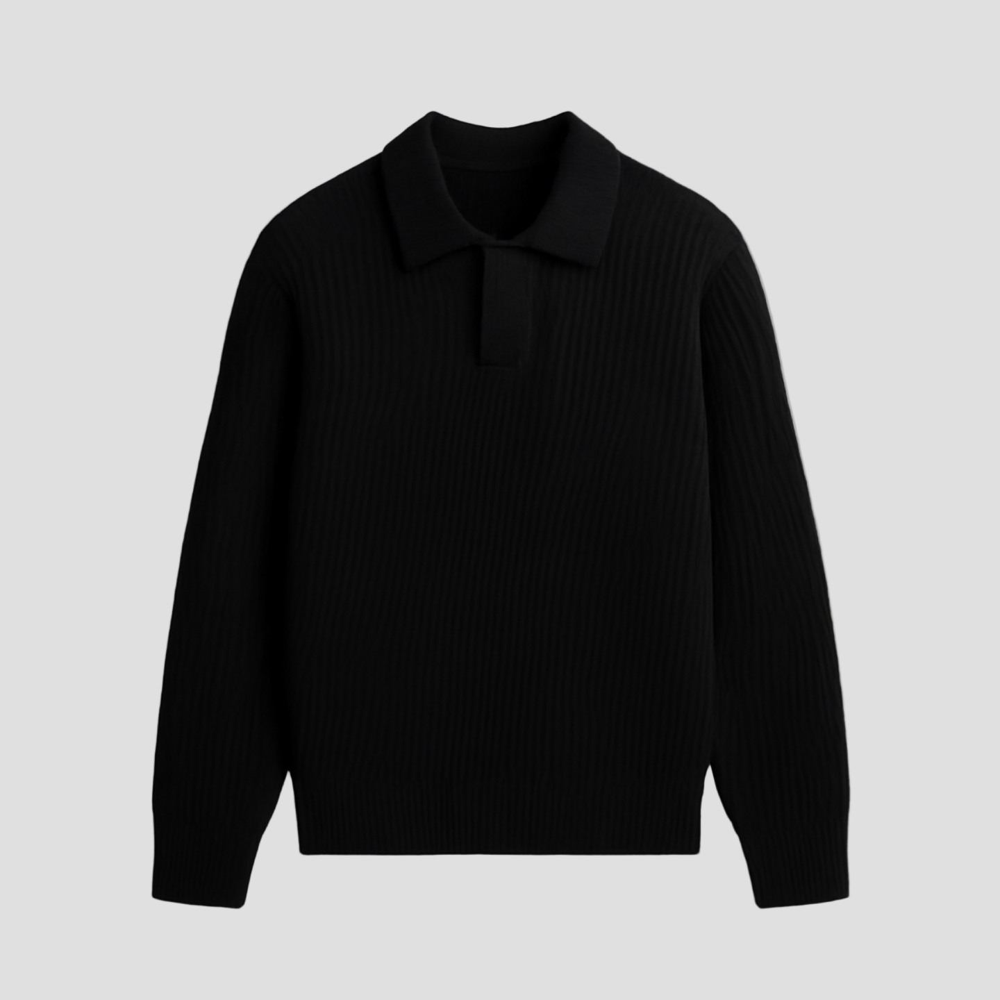 Easton | Waffle Knit Polo Sweater