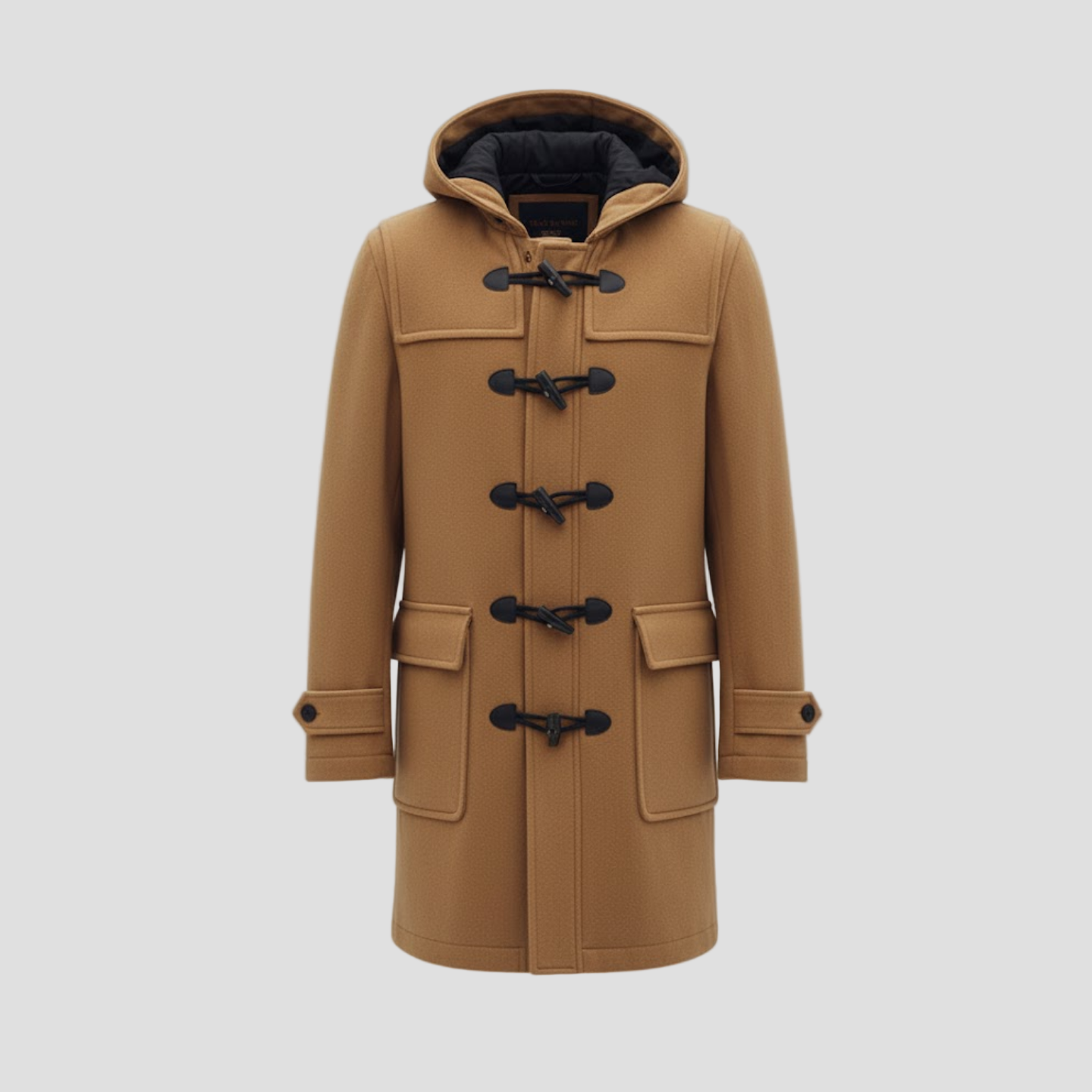 Carter | Wool Blend Hooded Coat