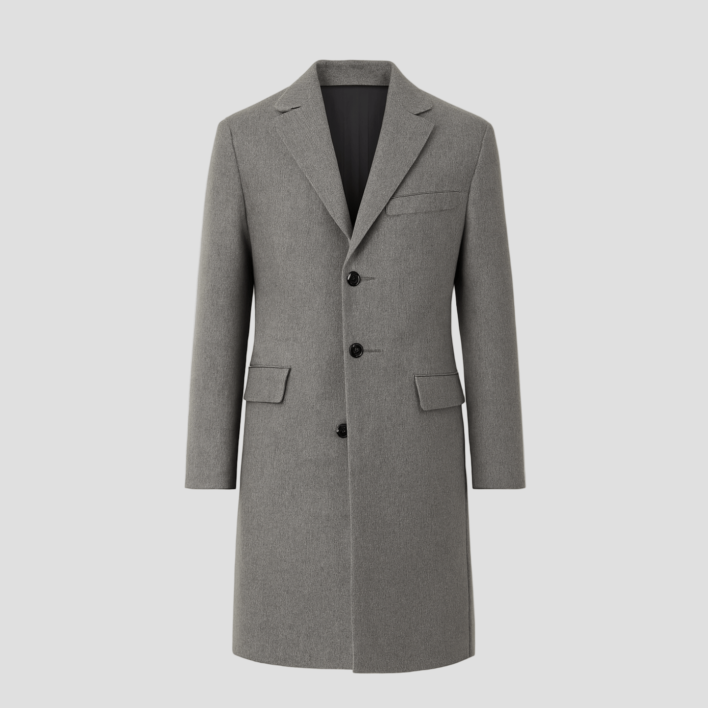 Thomas | Men's Single - Breasted Notch Lapel Coat - Rob Stevenson