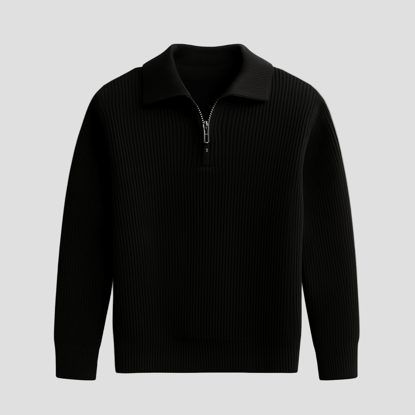 Jaxon | Knitted Half - Zip Polo Sweater - Rob Stevenson