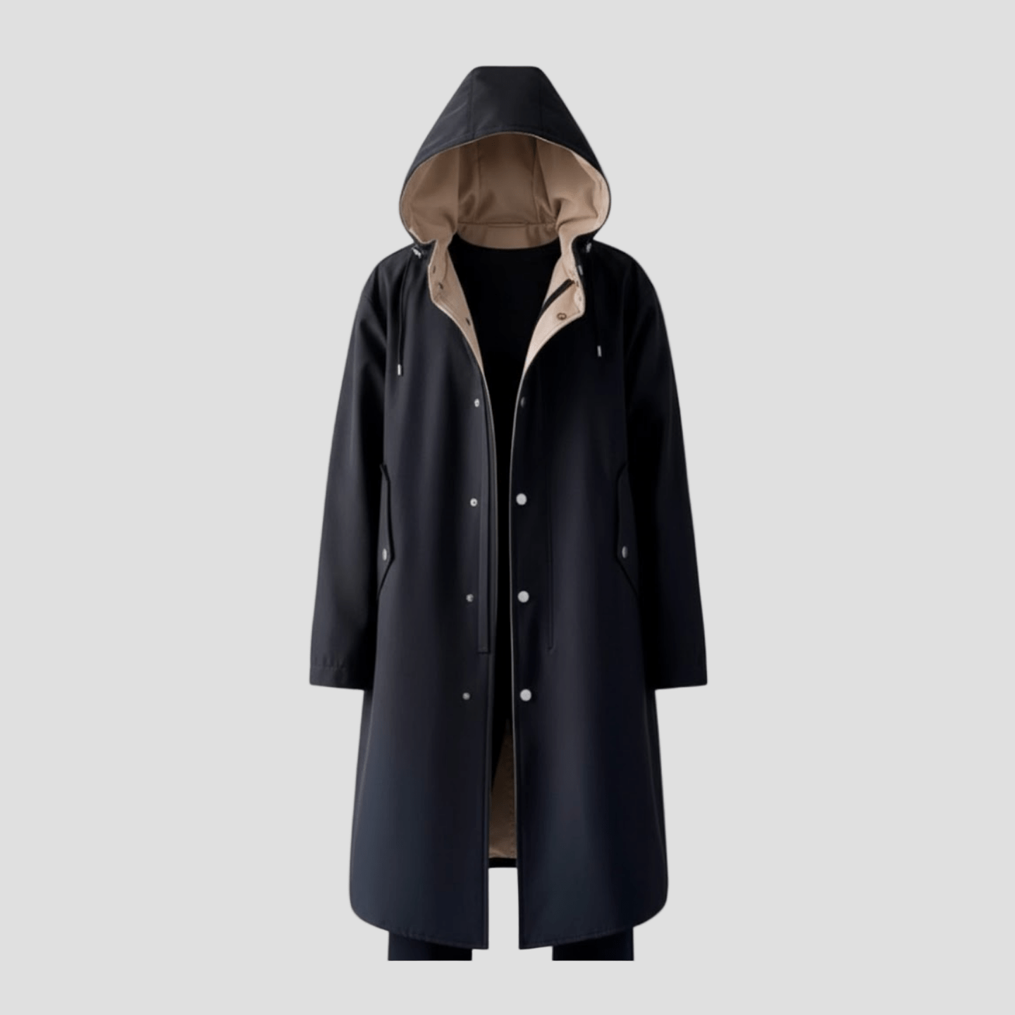 Logan | Two Tone Long Coat - Rob Stevenson
