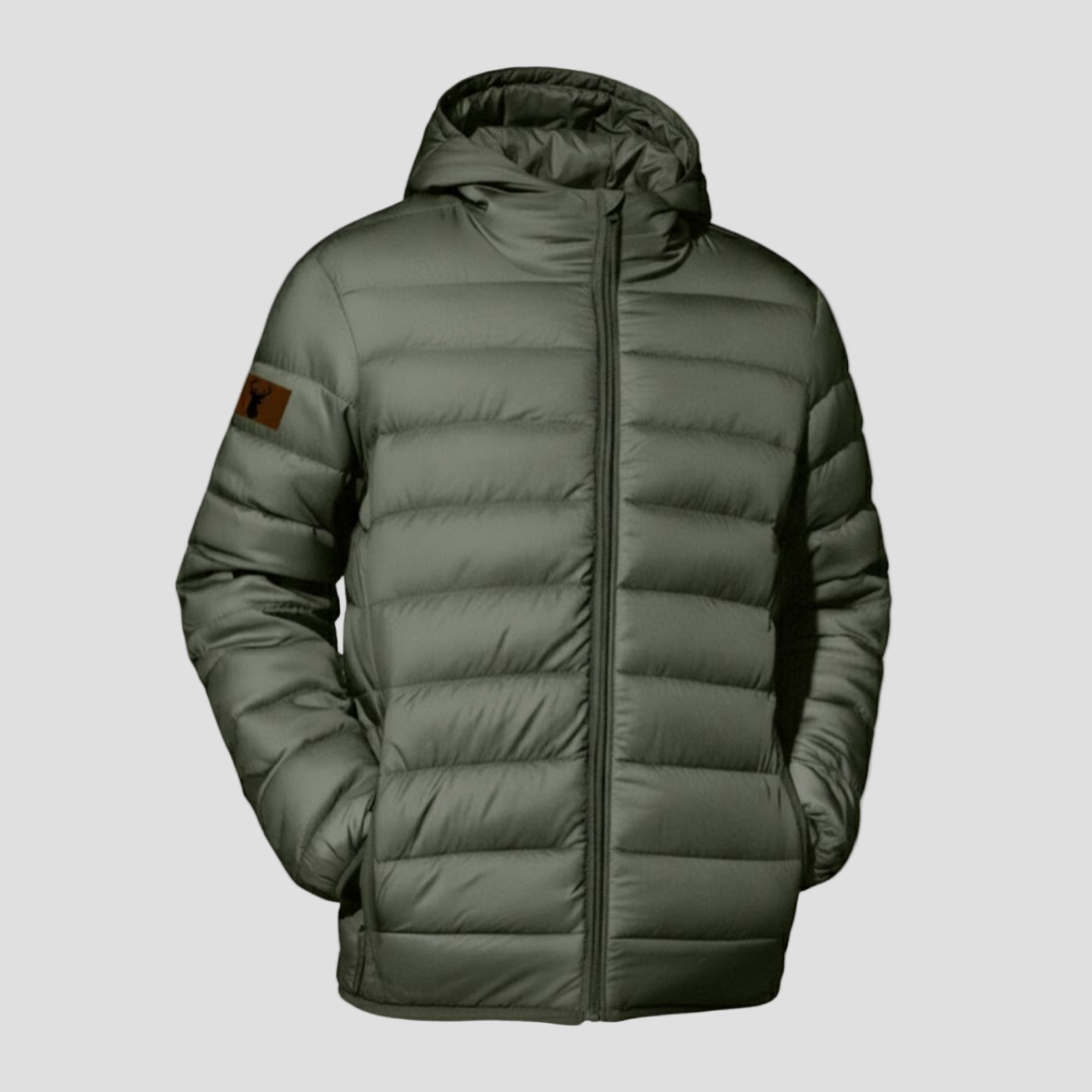 Owen | Reindeer Print Down Jacket