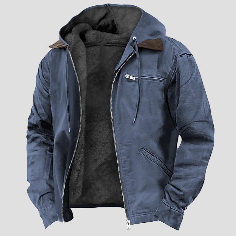 Caleb | Men’s Hooded Jacket – Fleece Lined - Rob Stevenson