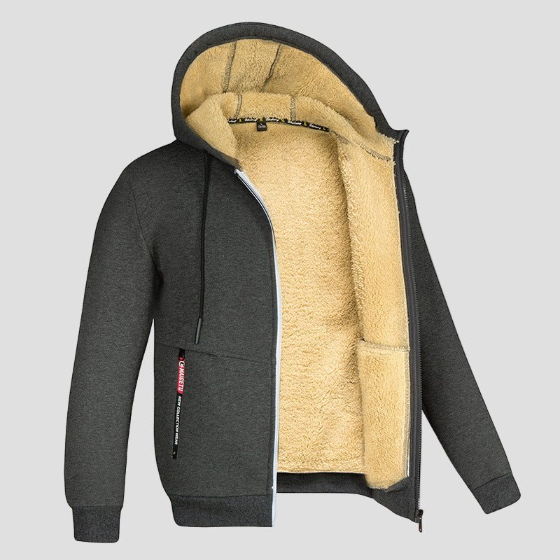 Ethan | Lambswool Zipper Hoodie - Rob Stevenson