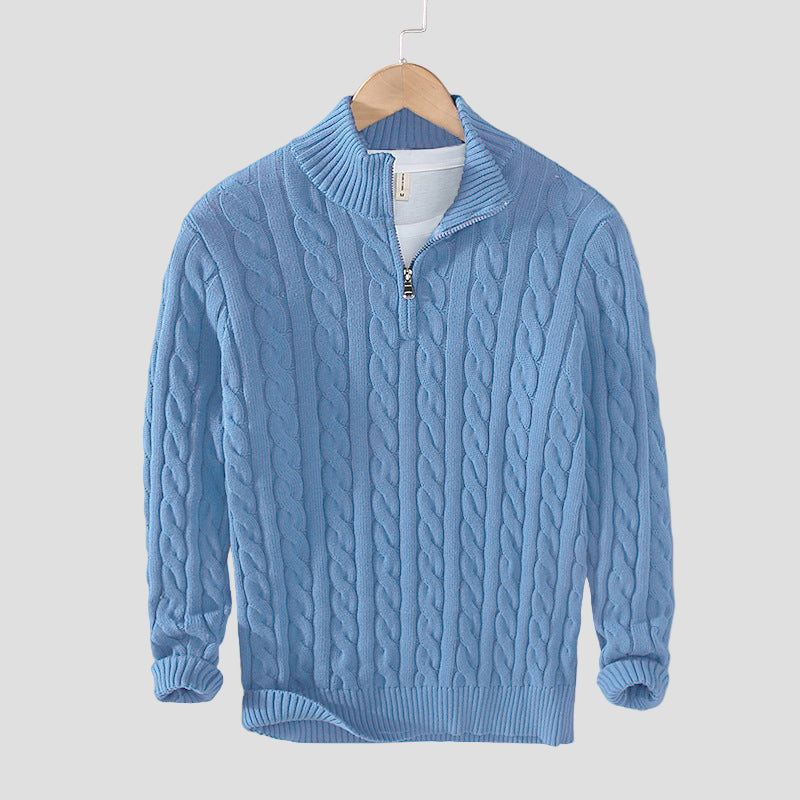 Leo | Men’s Half-Zip Cotton Sweater