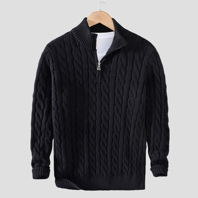 Leo | Men’s Half-Zip Cotton Sweater