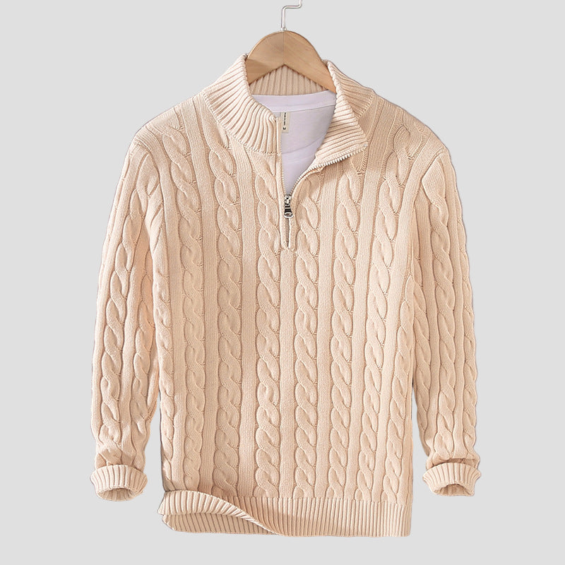 Leo | Men’s Half-Zip Cotton Sweater