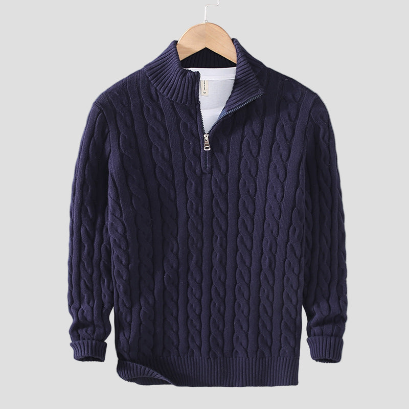 Leo | Men’s Half-Zip Cotton Sweater