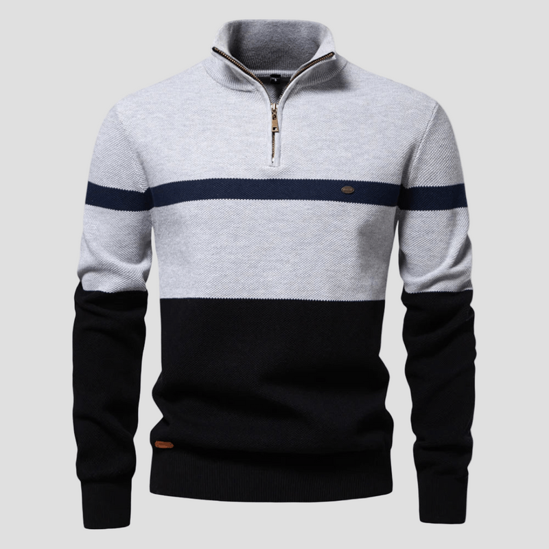Nathaniel | Classic Soft Cotton Sweater for Men - Rob Stevenson