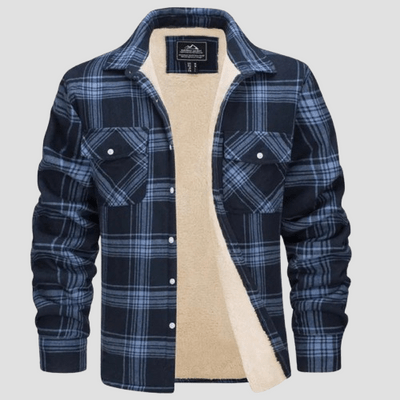 Cameron | Checkered Fleece Winter Jacket - Rob Stevenson