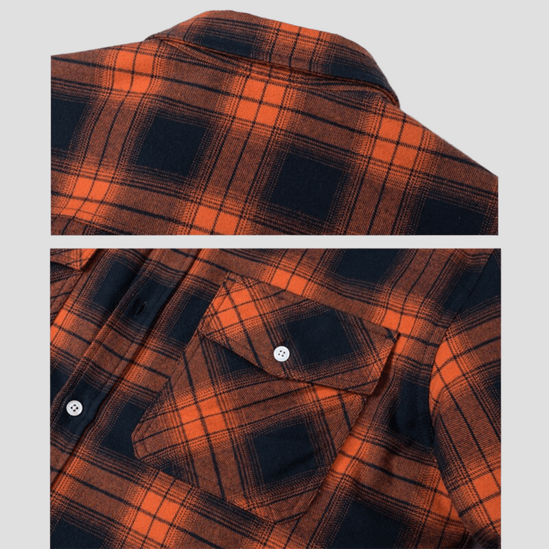 Cameron | Checkered Fleece Winter Jacket - Rob Stevenson