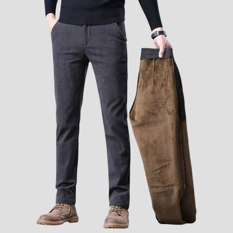 Luke | Corduroy Fleece Trousers