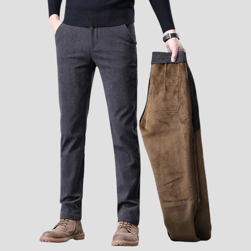 Luke | Corduroy Fleece Trousers - Rob Stevenson