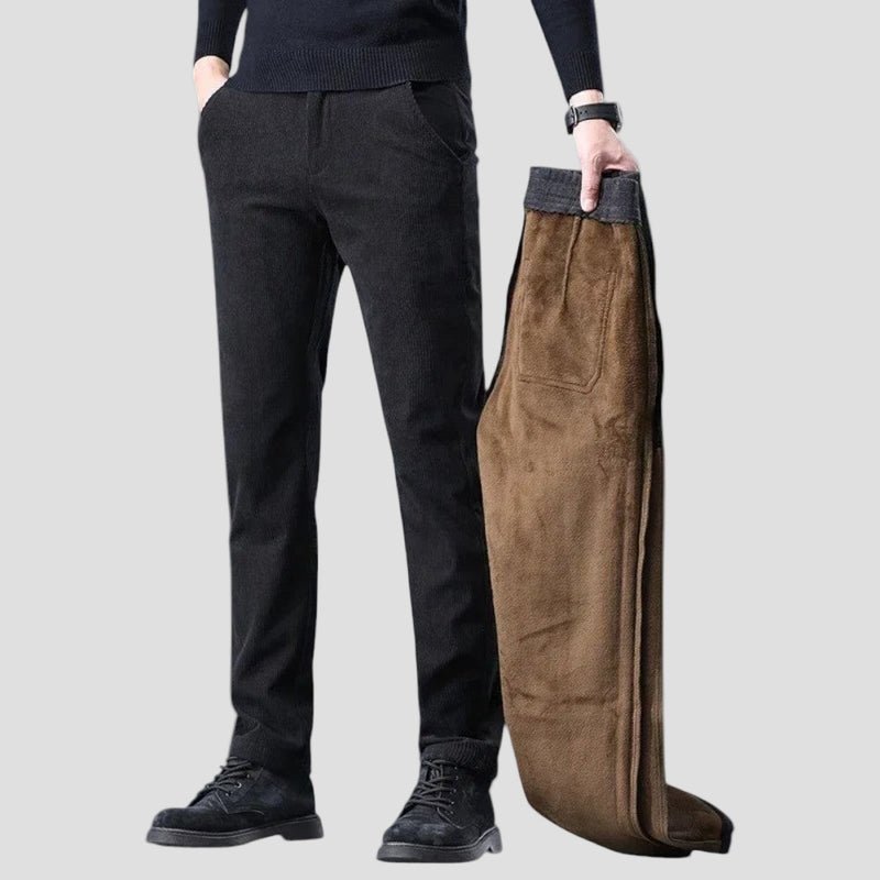 Luke | Corduroy Fleece Trousers - Rob Stevenson
