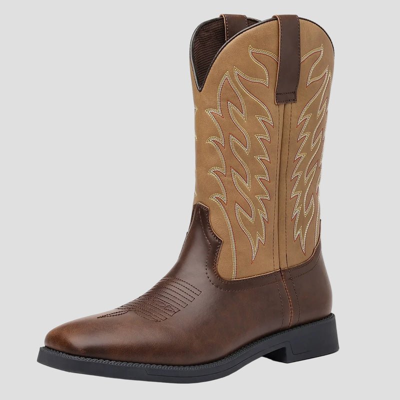 Owen | Western Leather Cowboy Boots for Men - Rob Stevenson