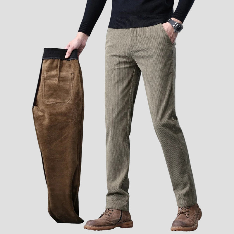 Luke | Corduroy Fleece Trousers