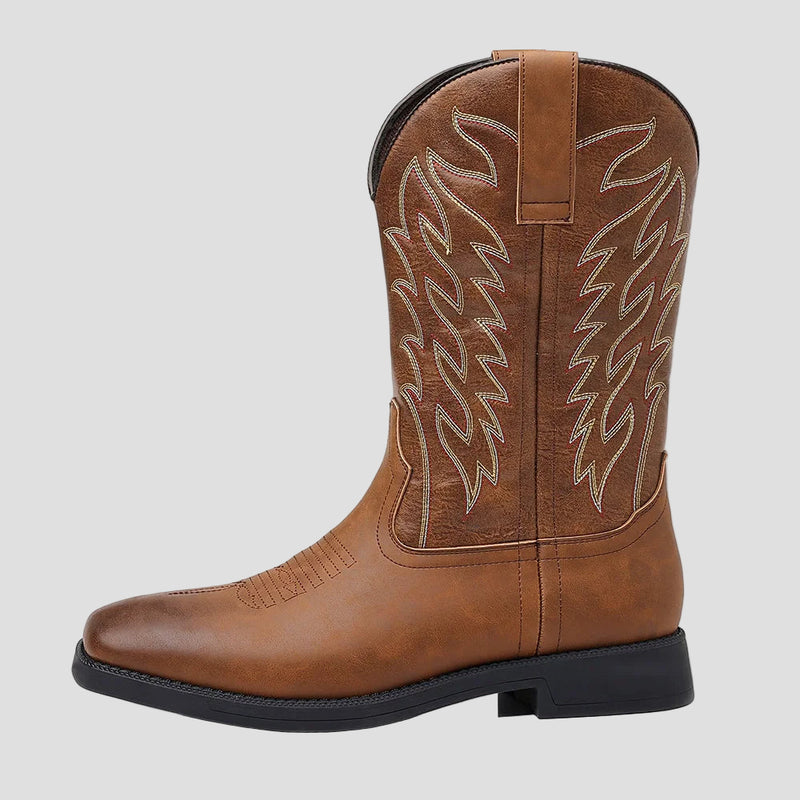 Owen | Western Leather Cowboy Boots for Men