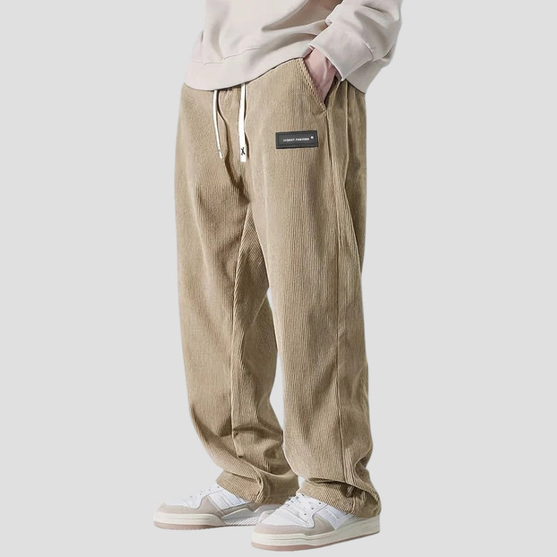 Owen | Corduroy Straight Trousers