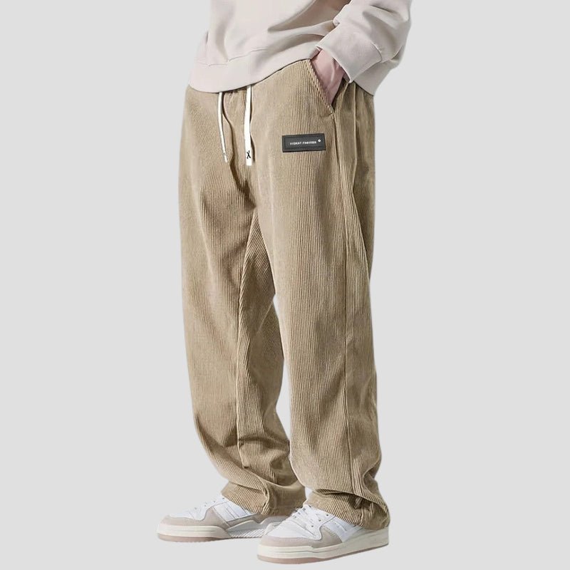 Owen | Corduroy Straight Trousers - Rob Stevenson