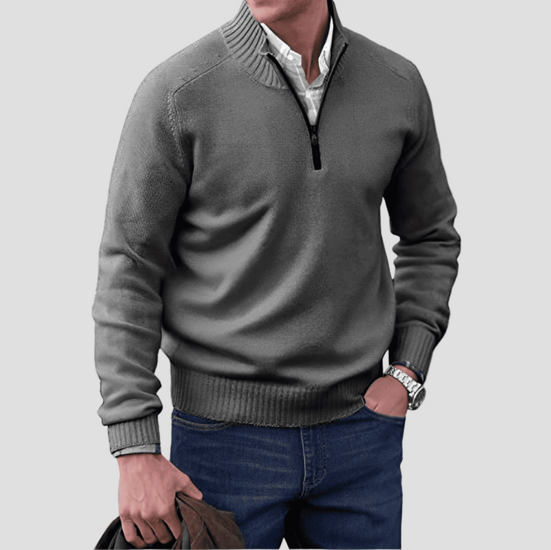 Julian | Elegant Cotton Sweater for Men - Rob Stevenson