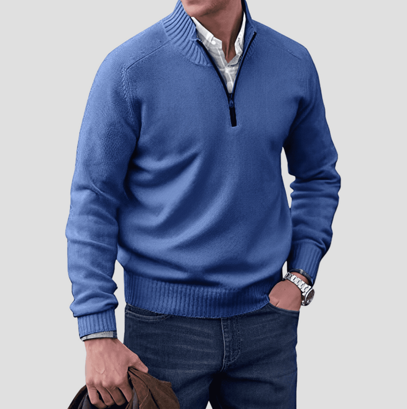 Julian | Elegant Cotton Sweater for Men - Rob Stevenson