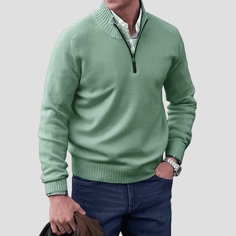 Julian | Elegant Cotton Sweater for Men - Rob Stevenson
