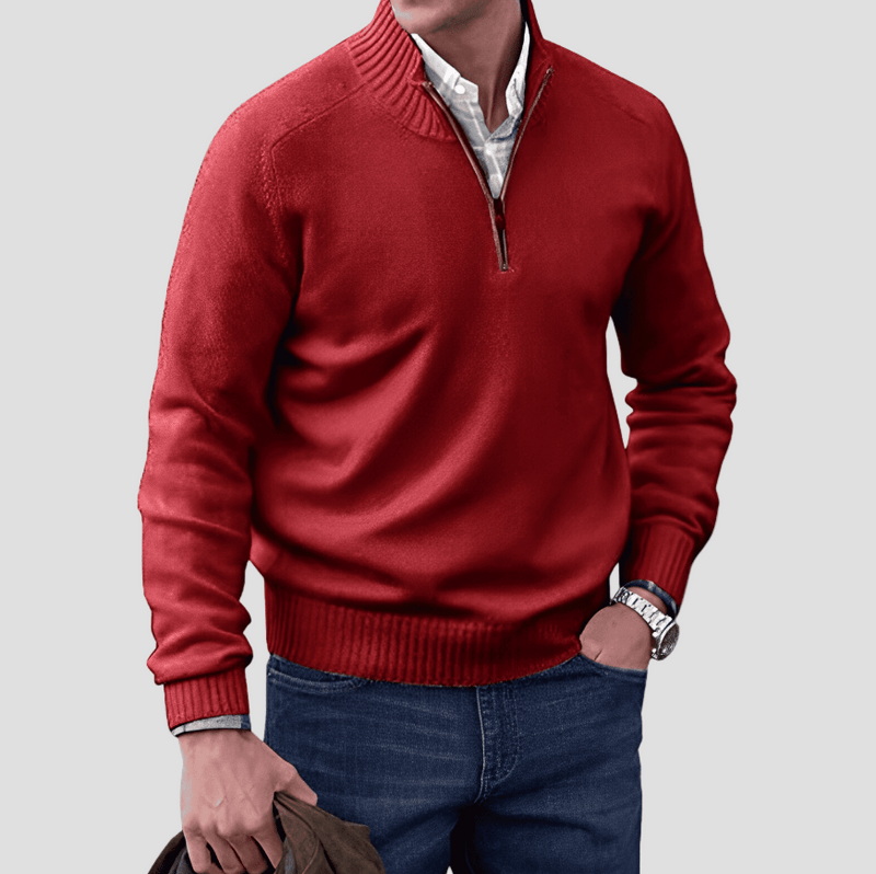 Julian | Elegant Cotton Sweater for Men - Rob Stevenson